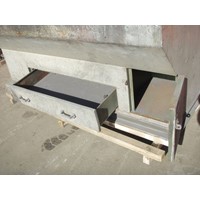Grinding table, 1850 mm x 500 mm